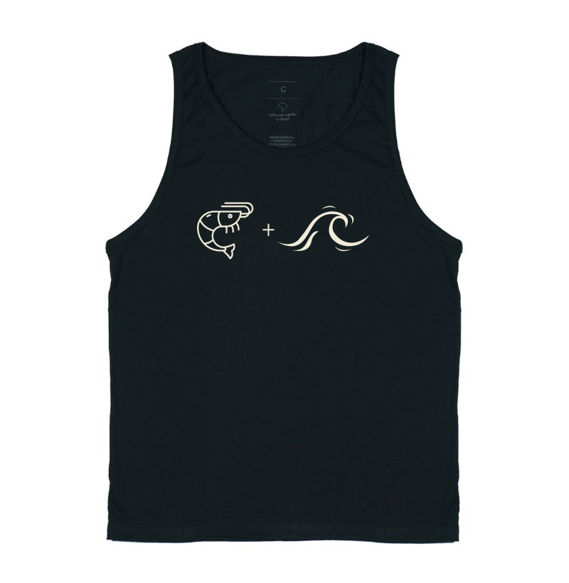 Camiseta Camarão Onda