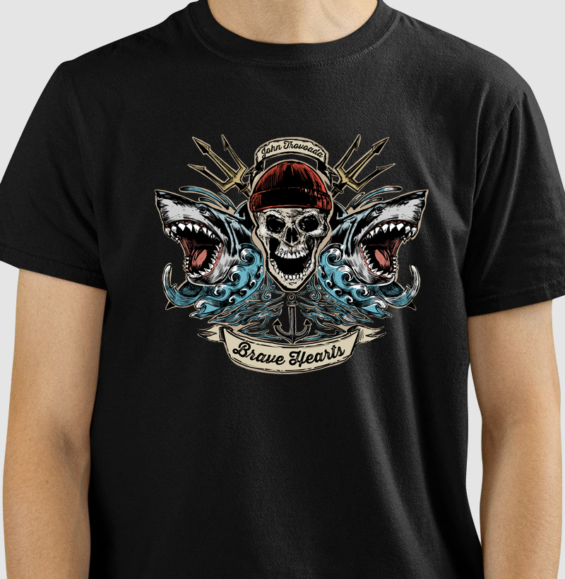 Camiseta Brave Hearts 