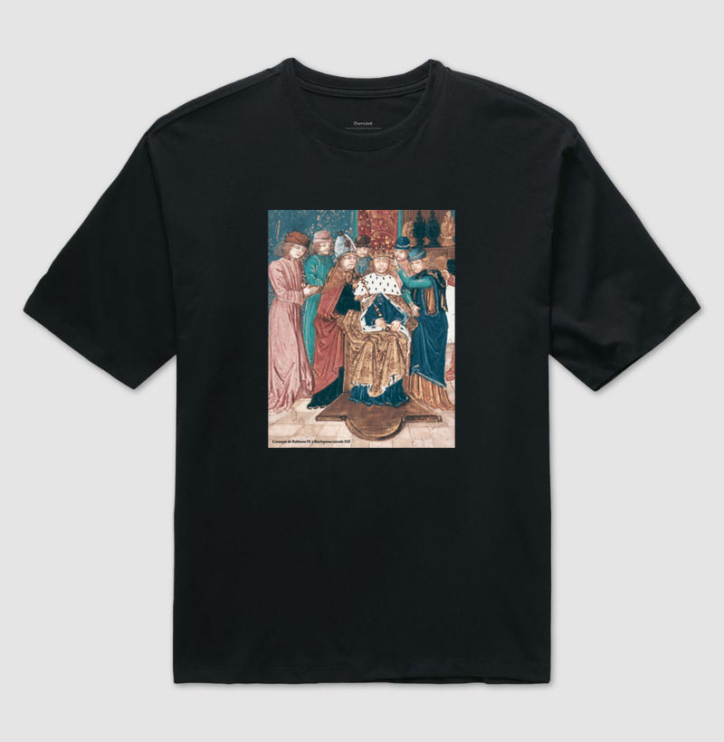Camiseta Balduíno IV, o Leproso — Rei de Jerusalém (Cruzadas)