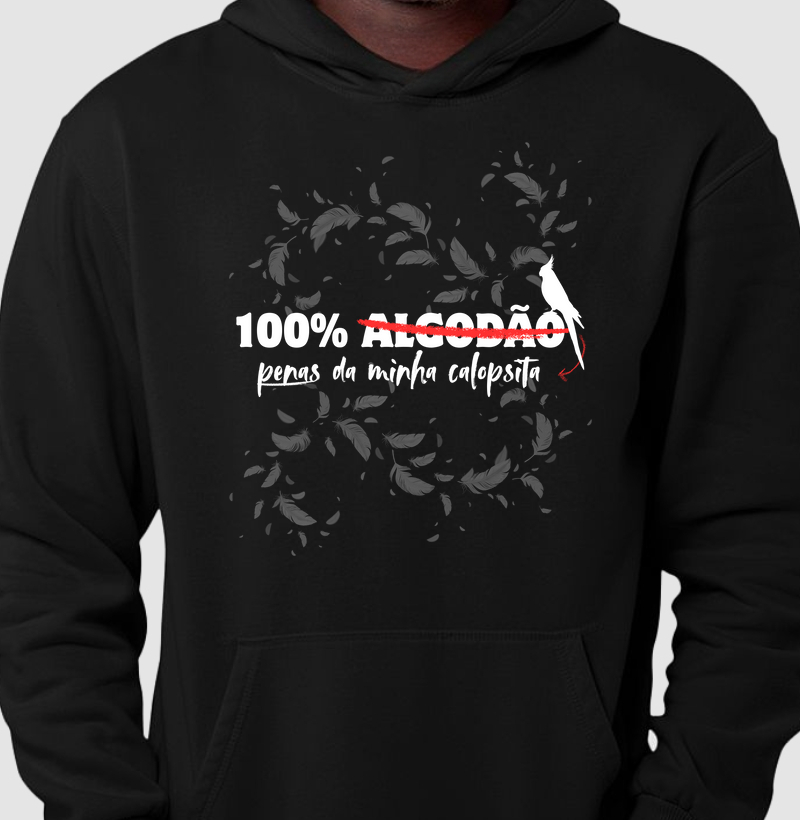 100% pena de calopsita