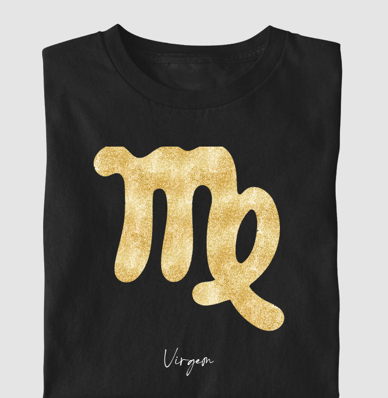 Símbolo Virgem Dourado