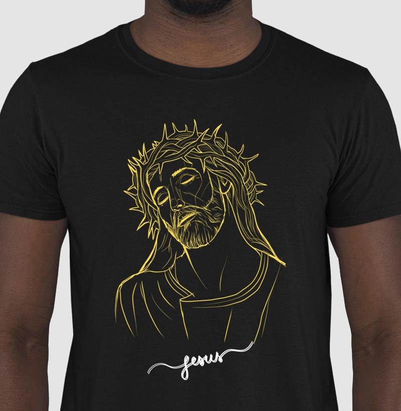Camiseta Imagem de Cristo