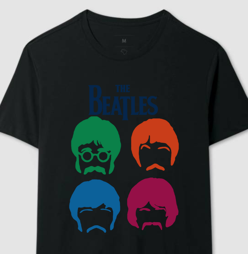 Camiseta The Beatles - Arte