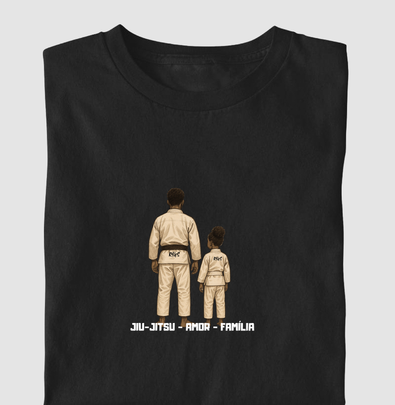 Pai e Filha jiu-jitsu - amor - família 