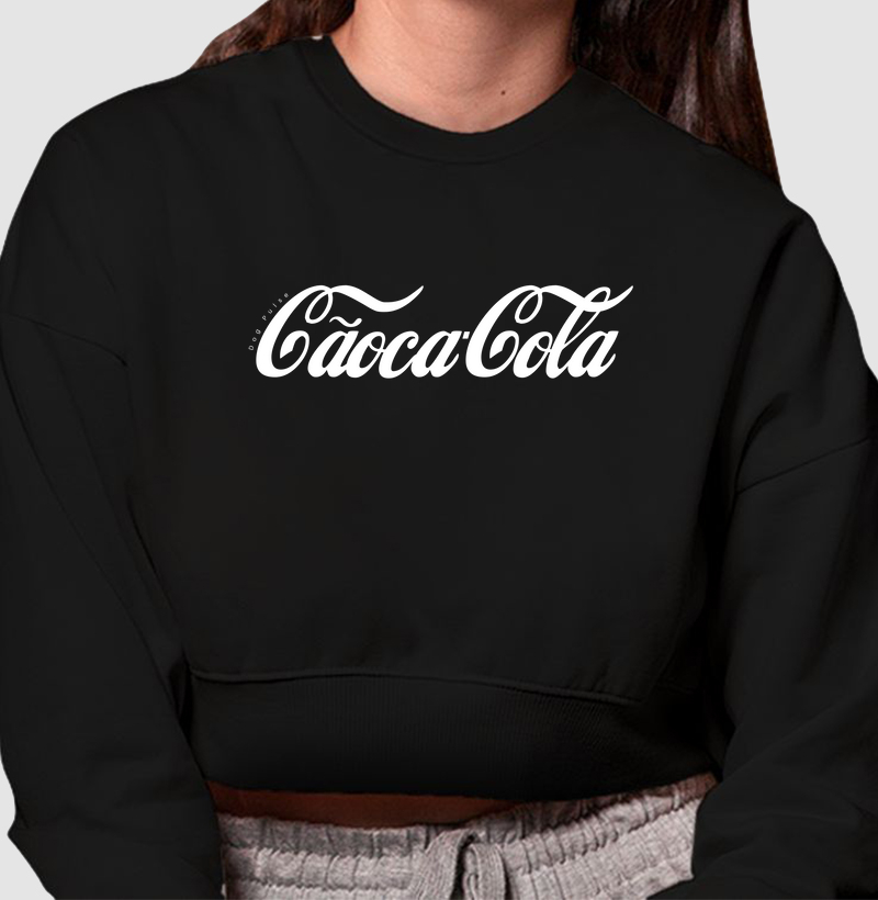 Cropped Moletom Dog Pulse - Cãoca-Cola