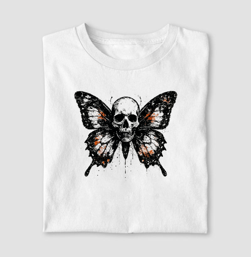 Camiseta - Skull Butterfly