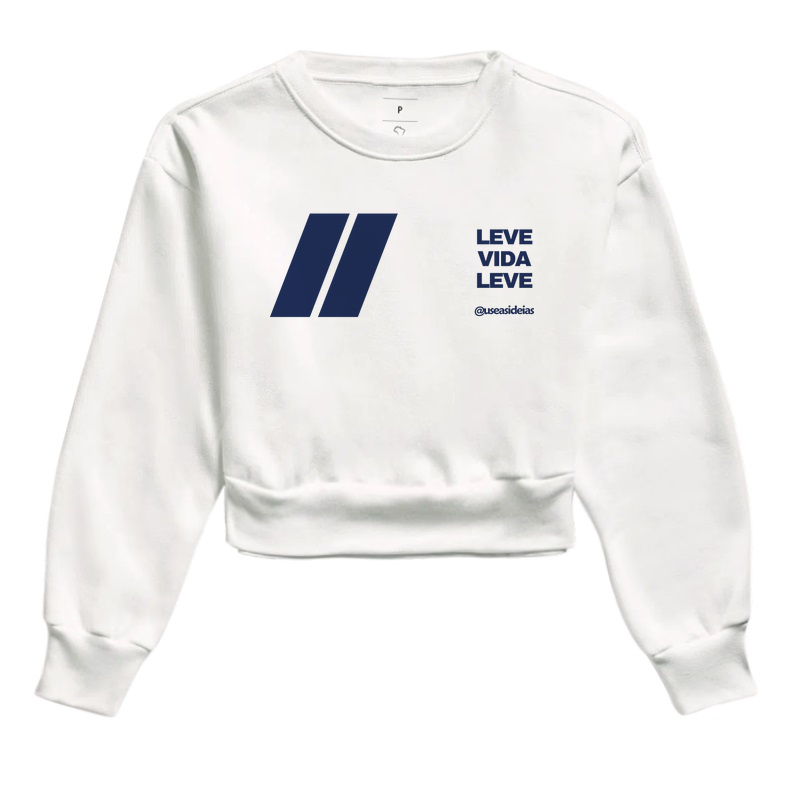 Moletom Cropped Leve Vida Leve 2