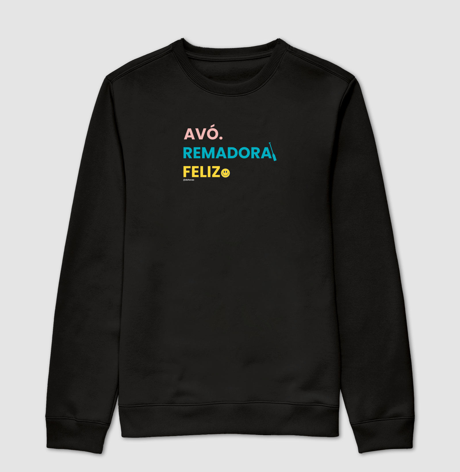 Avó, remadora, feliz!