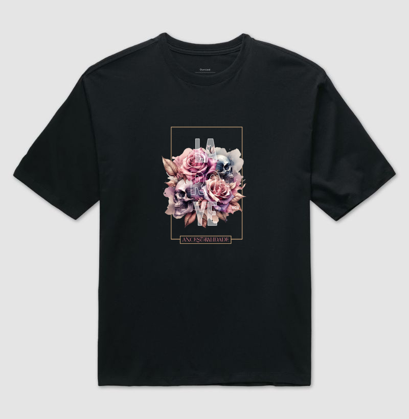 Camiseta RCV Rosa Caveira - Ancestralidade