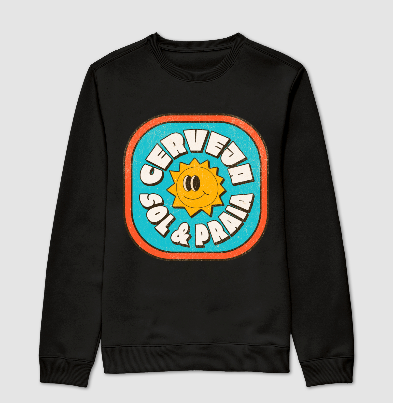 sueter - cerveja, praia e sol