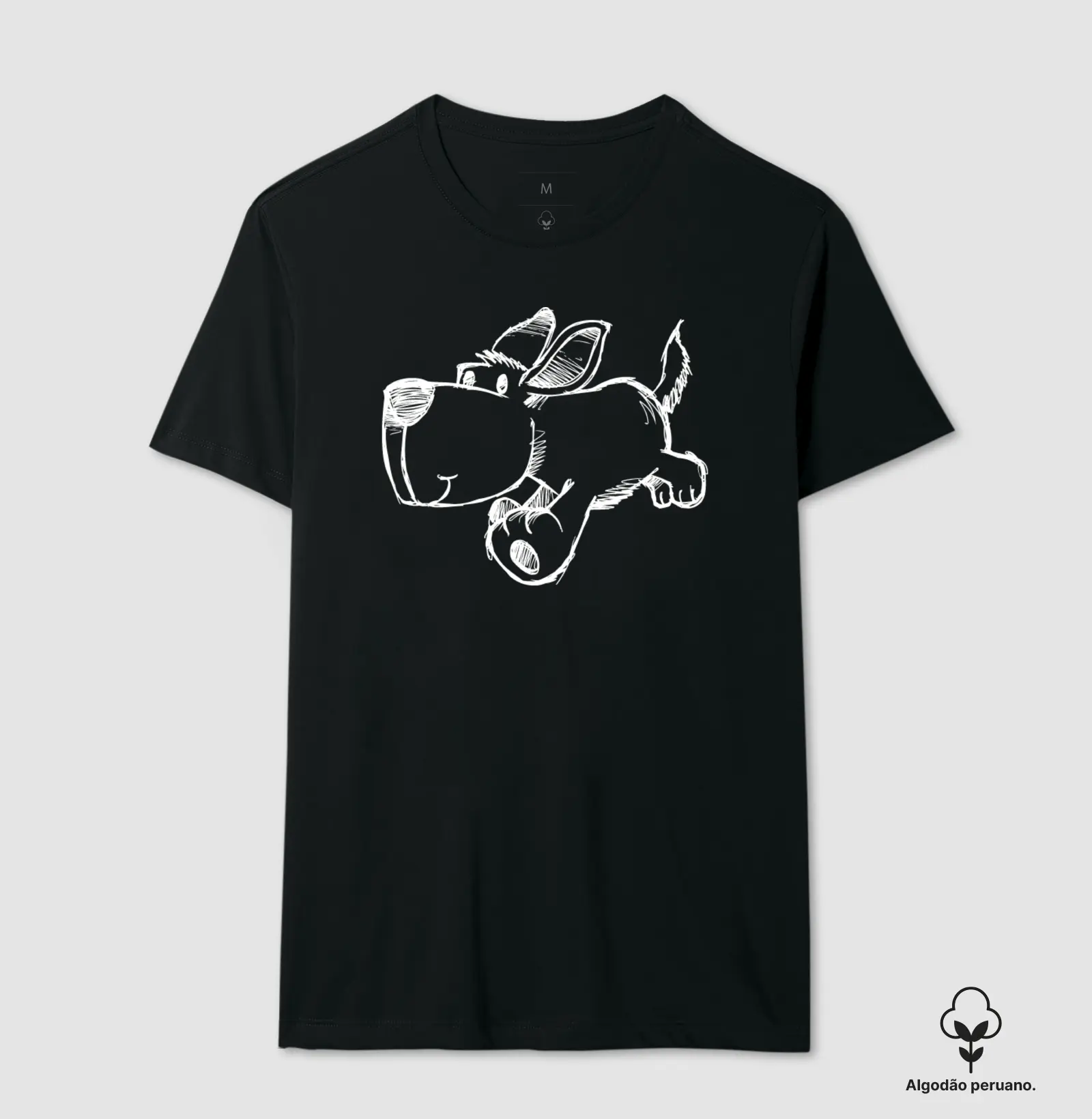 Camiseta Premium - Cão correndo