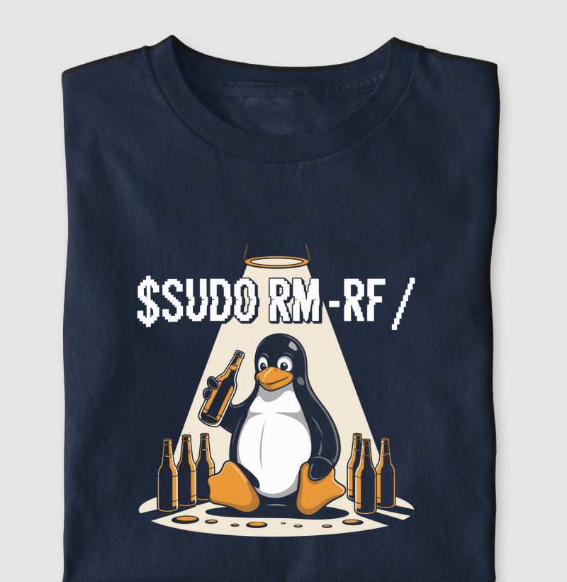 Camiseta $SUDO RM -RF / (LIN) (DIV)