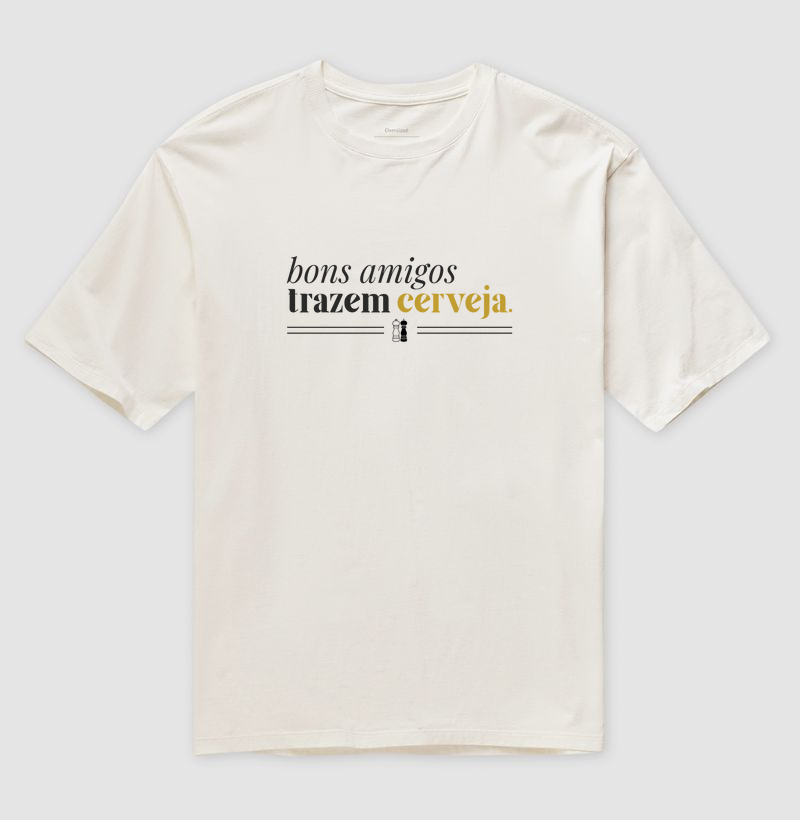 Bons amigos trazem cerveja
