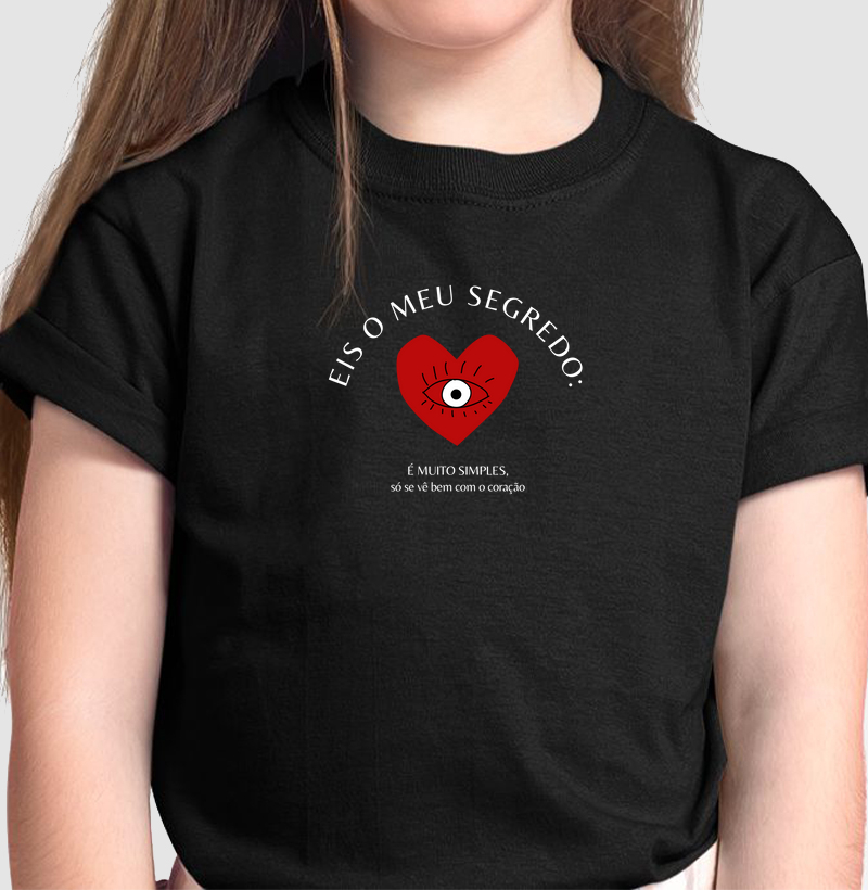 Camiseta Infantil MEU SEGREDO Matutaremos