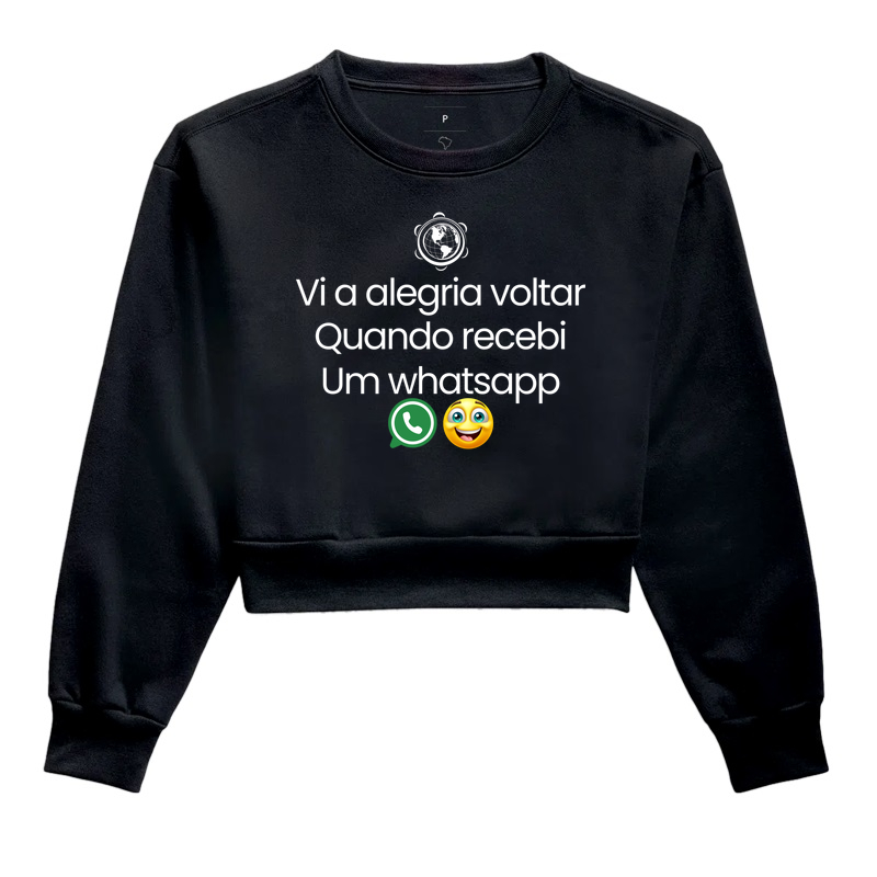 vi a alegria voltar