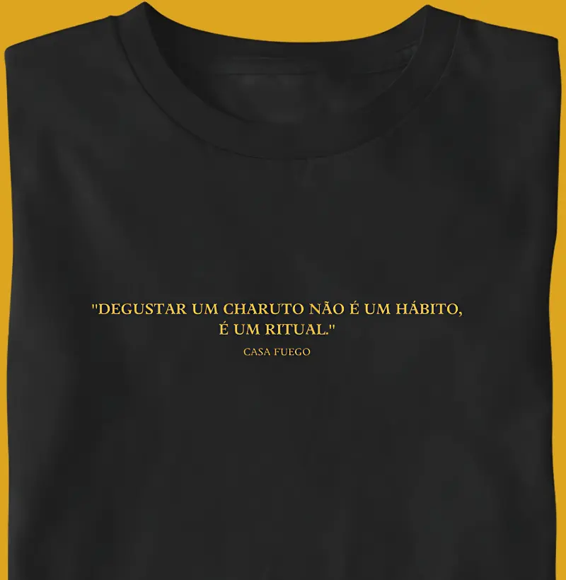 DEGUSTAR UM CHARUTO NAO É UM HABITO É UM RITUAL
