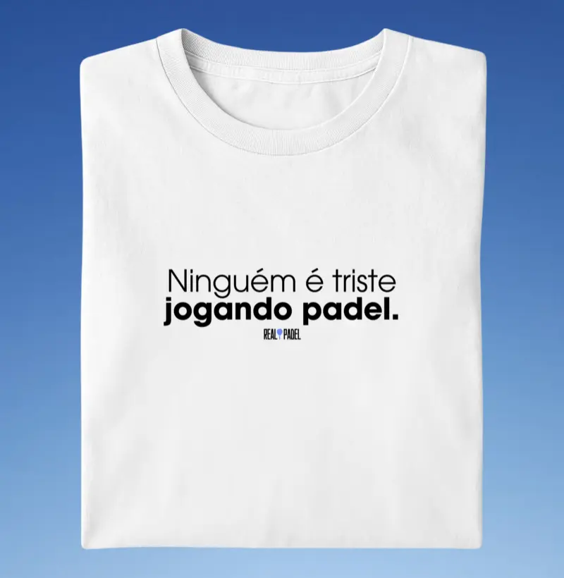 Ninguém é triste jogando padel