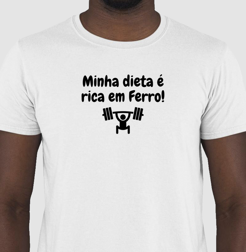 Camiseta Dieta rica em Ferro