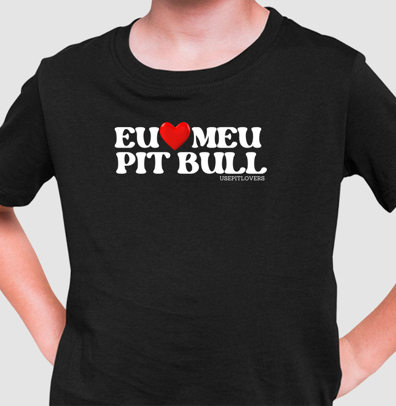 Eu amo meu pit bull