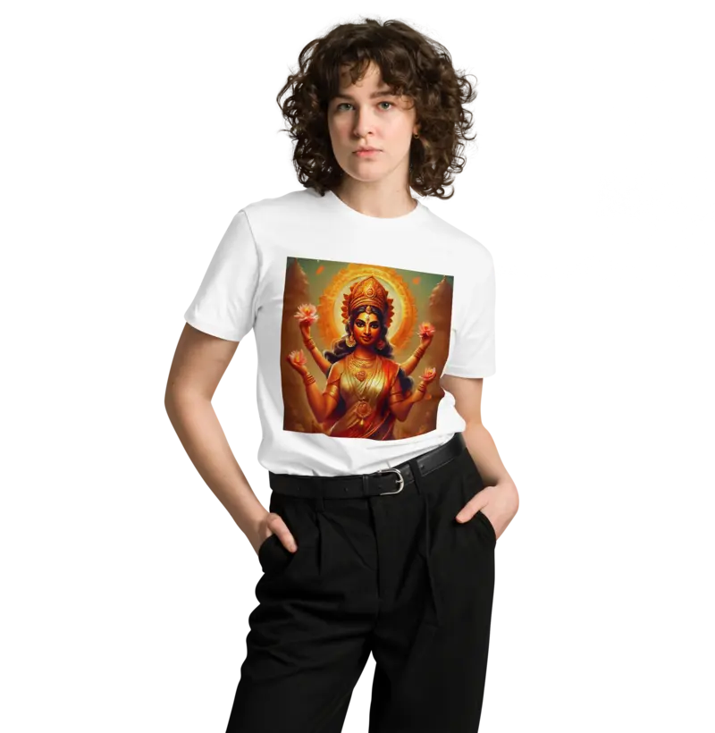 Atraia Fortuna e Sucesso: Compre a Camiseta do Arquétipo Lakshmi Hoje!
