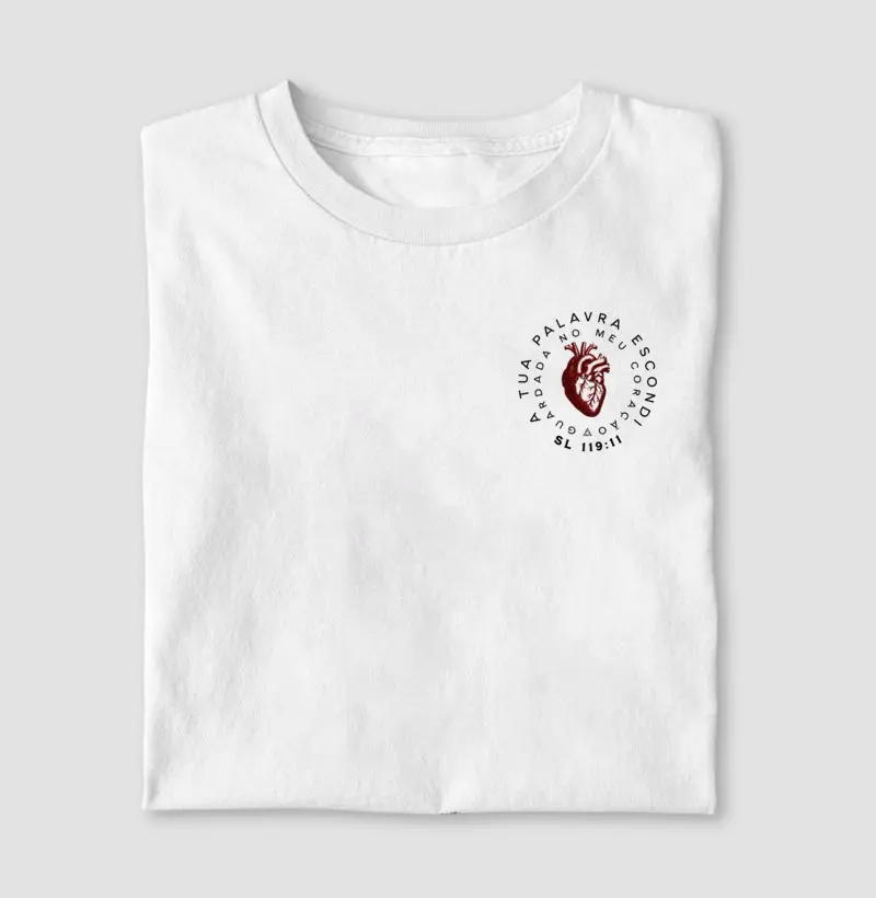 Camiseta Streetwear Cristã "A Tua Palavra"