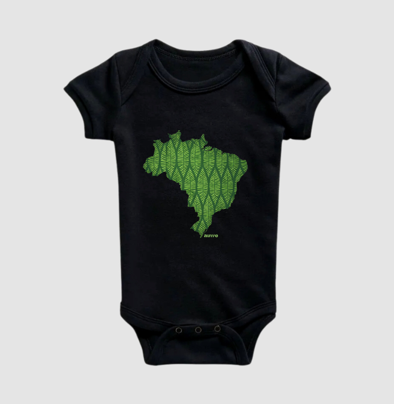 mapa grafismo folhas