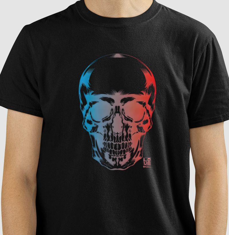 Camiseta Love Skull