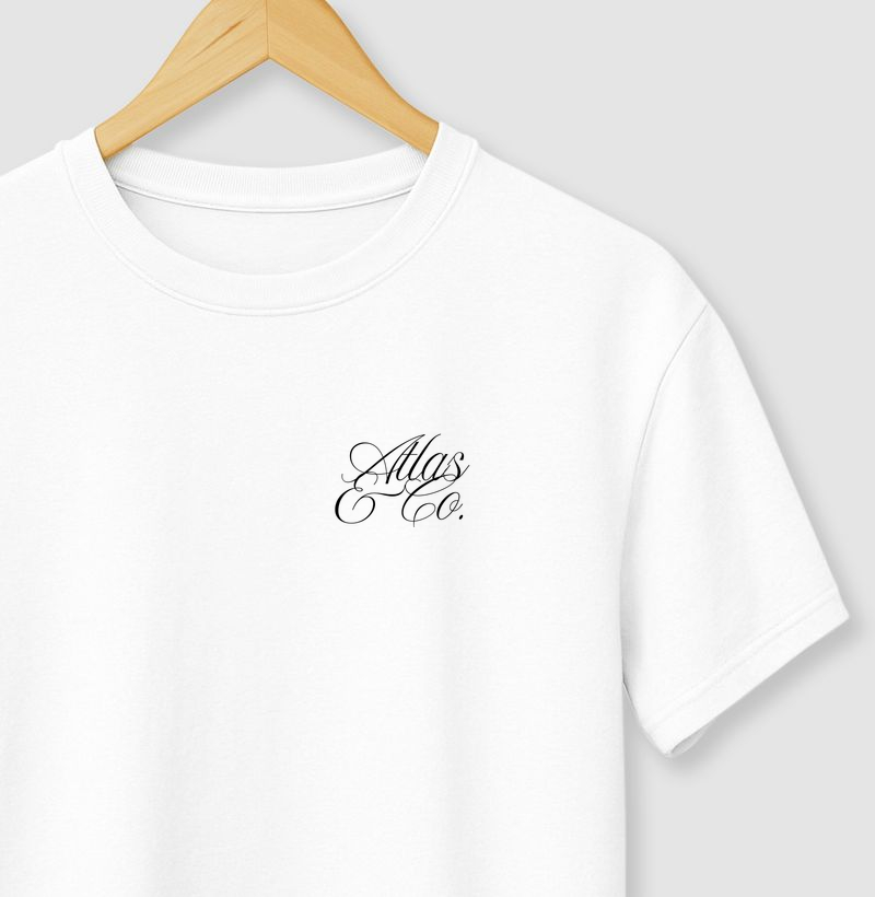 Atlas World Grid Tee - White Edition