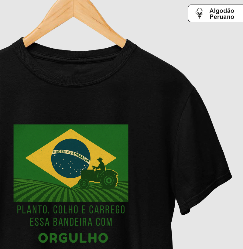 Planto, colho e carrego essa bandeira com orgulho