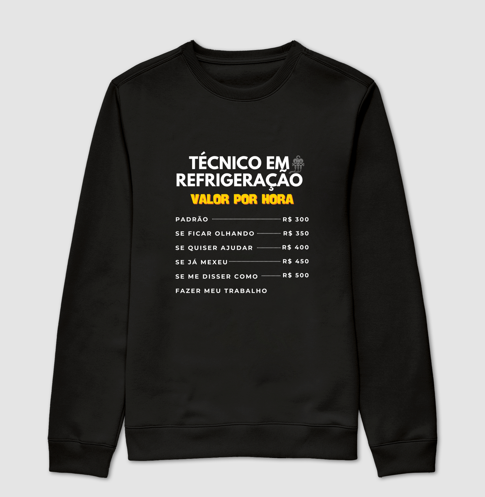 Camiseta Valorize o Técnico em Refrigeração