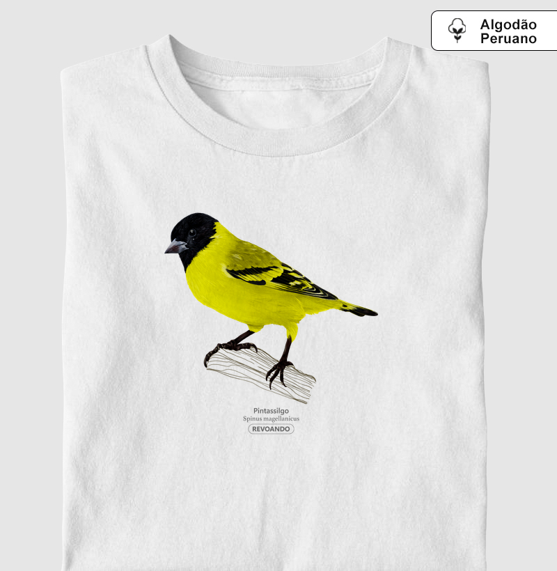 Inky Aves - Pintassilgo - Algodão Peruano