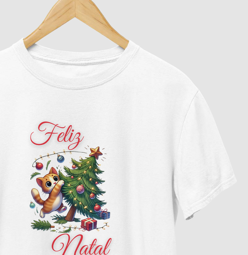 Feliz Natal com Gato Travesso