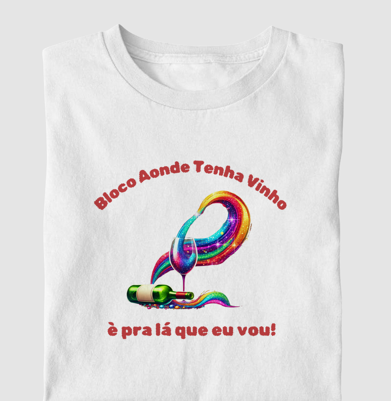 Camiseta Bloco do Vinho