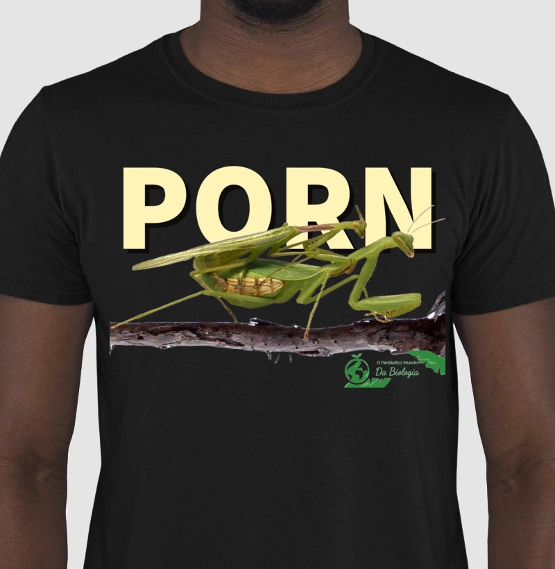 Camiseta Porn Louva-Deus | Fantastico Mundo da Biologia