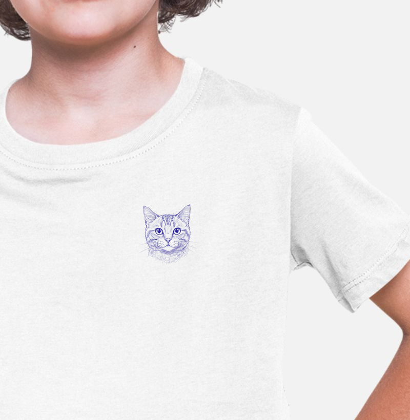 Desenho de Gato Minimalista