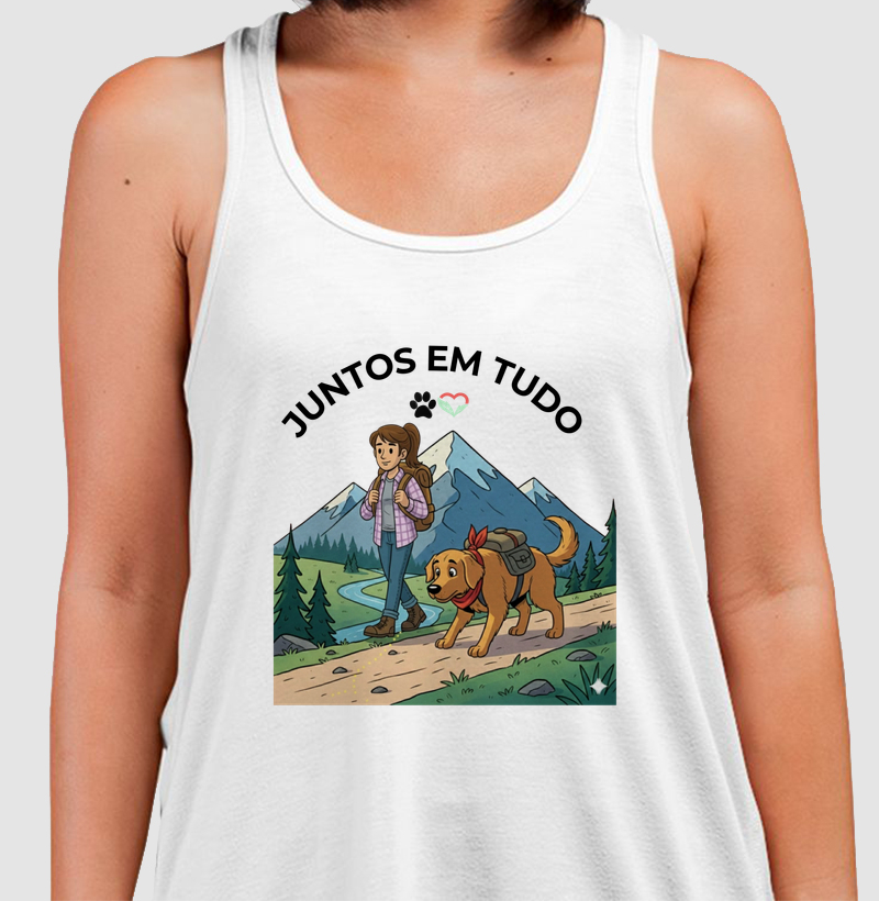 JUNTOS EM TUDO - Mulher - Regata 