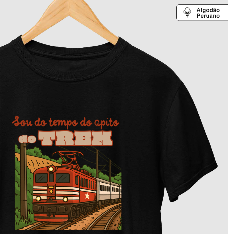 Sou do tempo do apito do trem