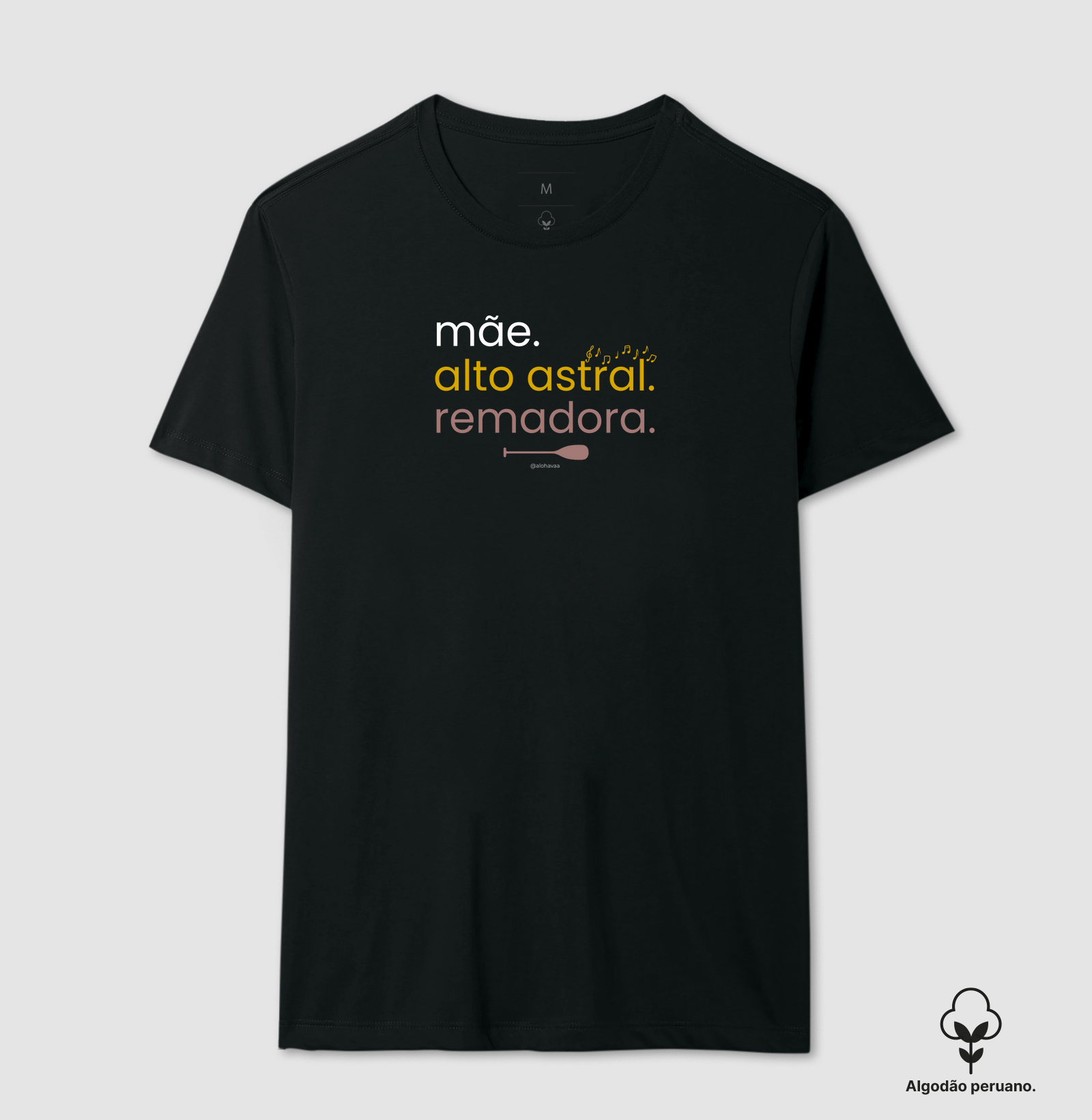 Mãe. Alto astral. remadora.