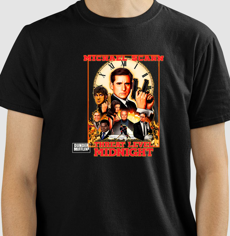 The Office - Michael Scarn - Poster do Filme - Camiseta Adulto