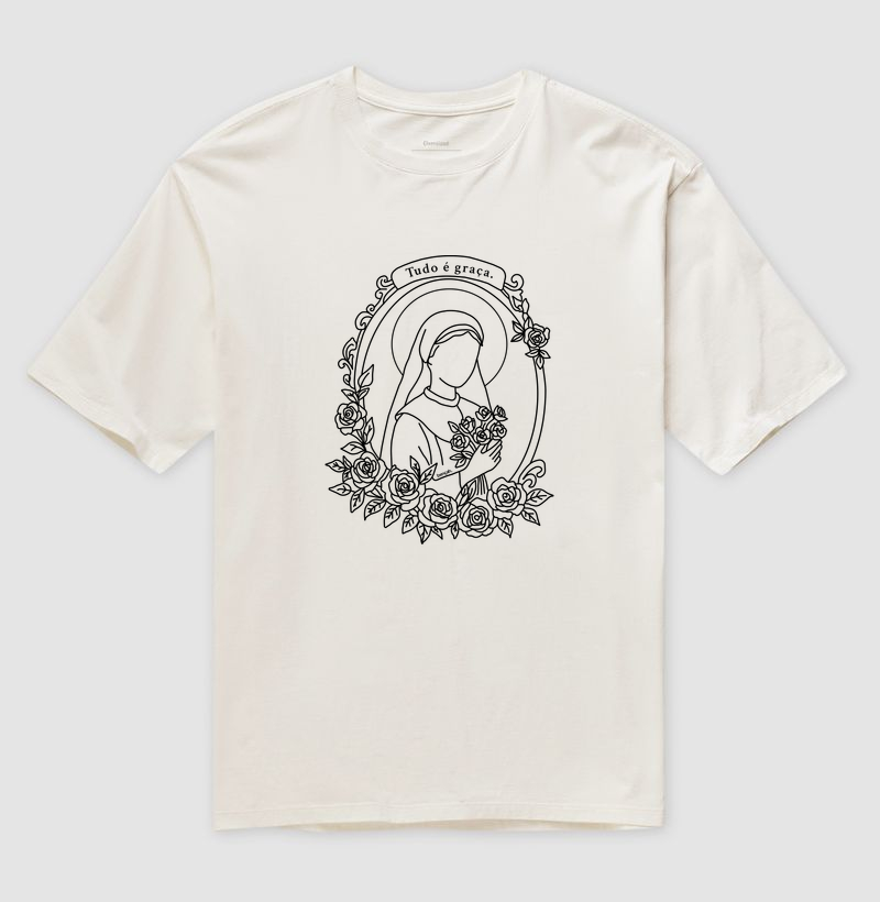  Camiseta Oversized Graça