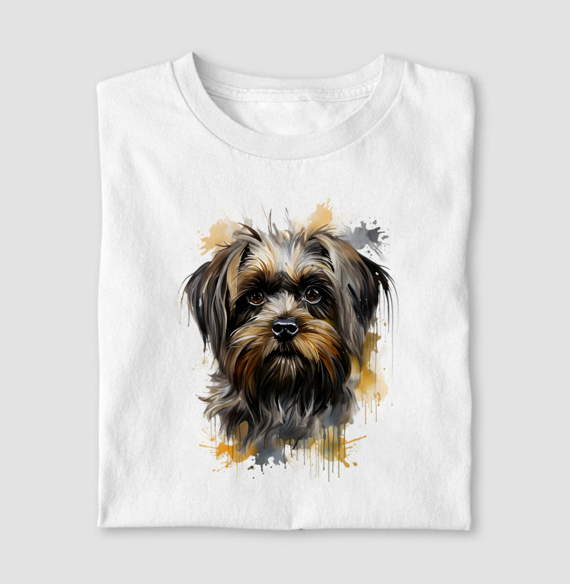 Brusseks Griffon aquarela