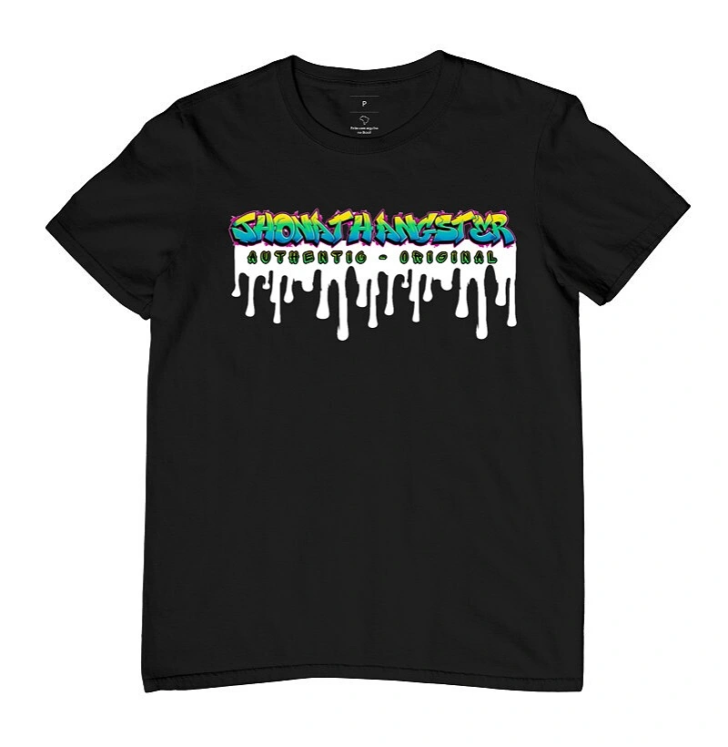 Camiseta Masculina Grafith  Bluellow