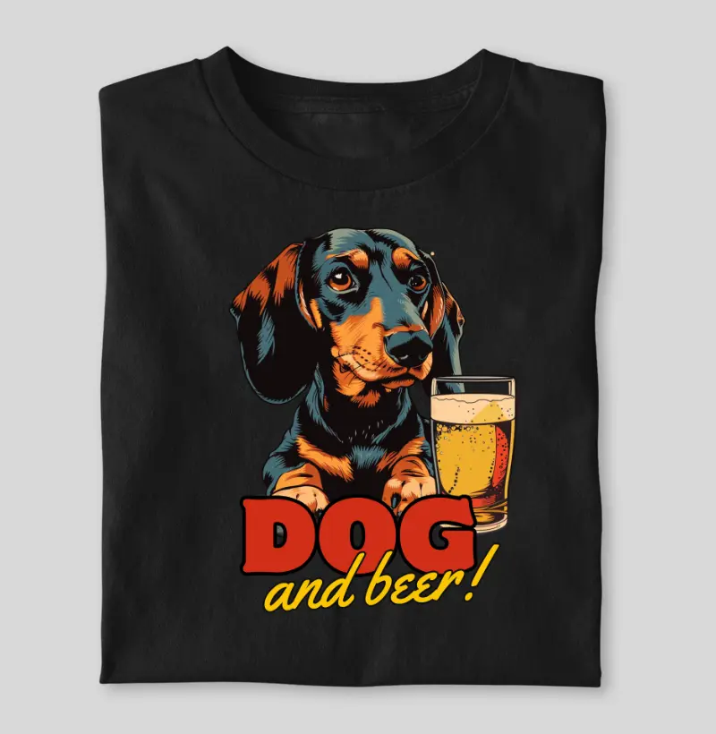 Dog and beer
