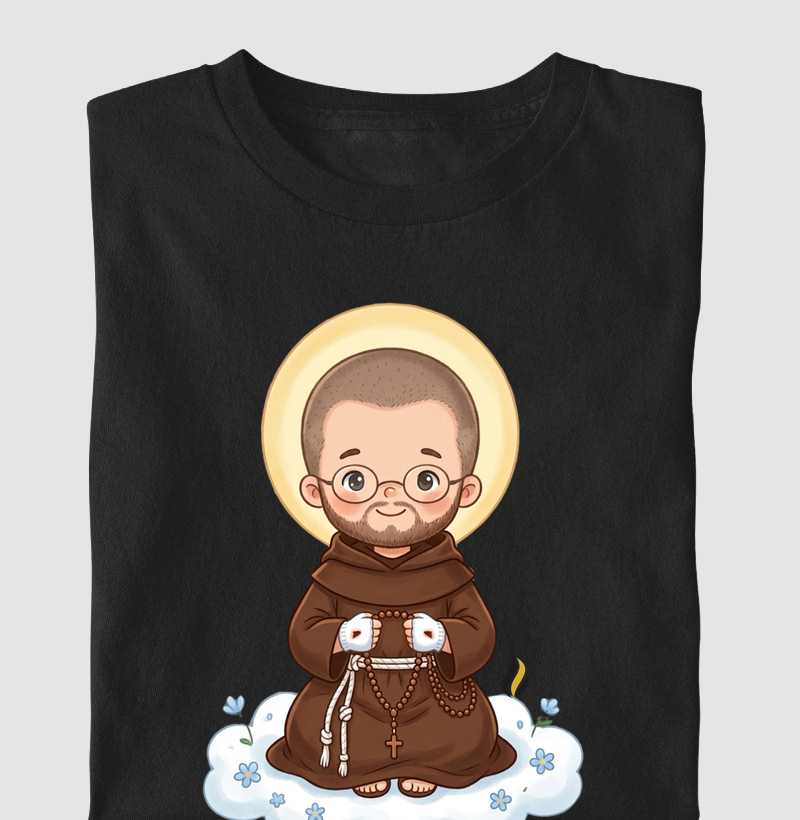 Camiseta São Padre Pio Infantil