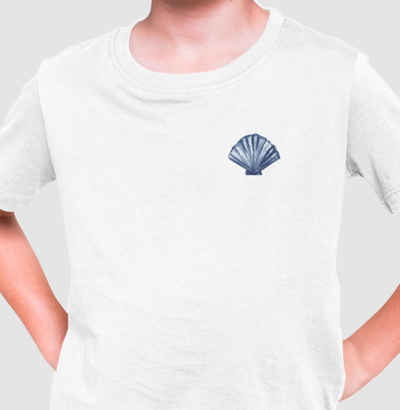 Oceano Creative - Concha do Mar Camiseta Infantil