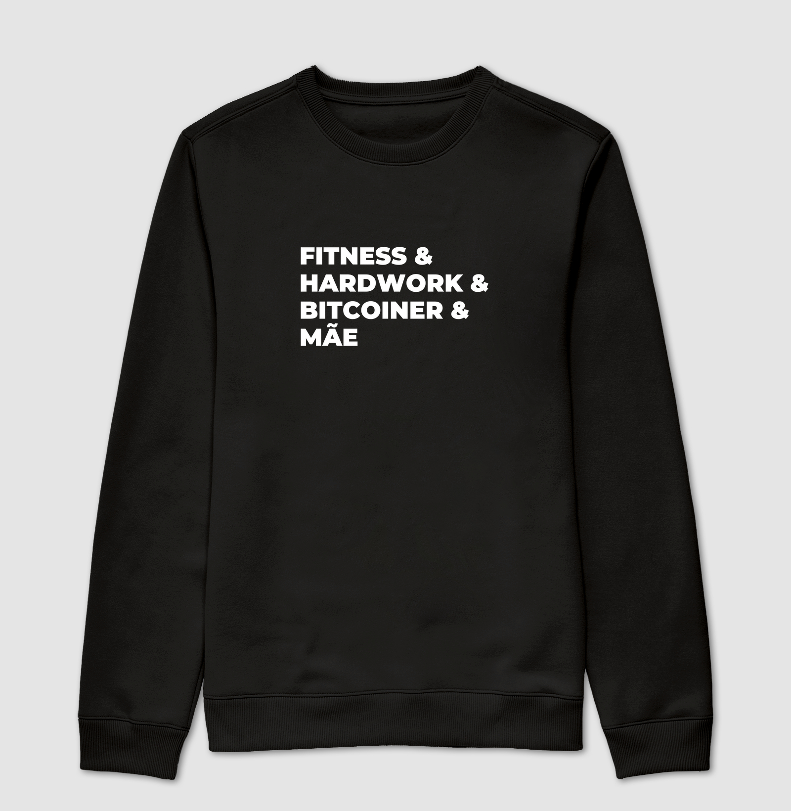 Fitness, hardwork, bitcoiner e mãe