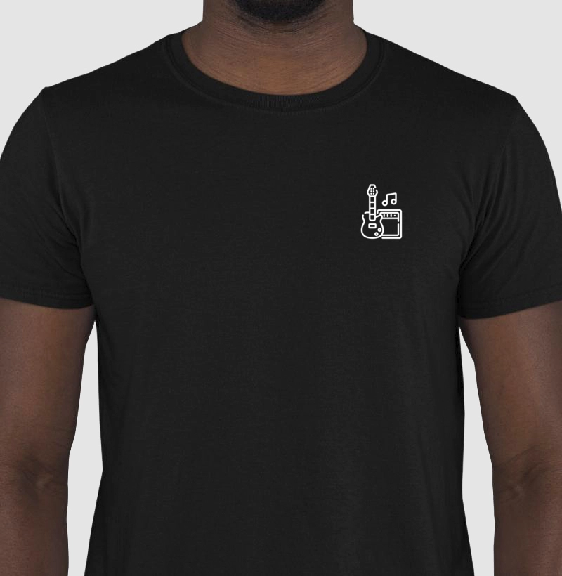 Camisa guitarra músico