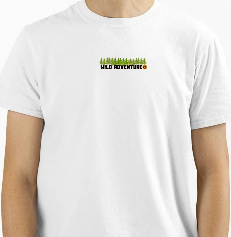 camiseta floresta de pinheiros