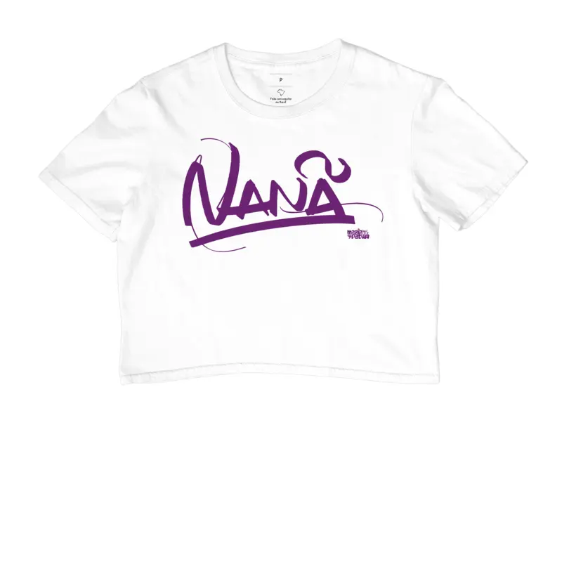 Cropped Nanã Purple Colors Maria Patuá