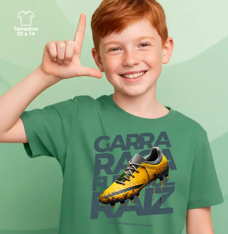 Garra, Raça, Futebol Raiz - Kids